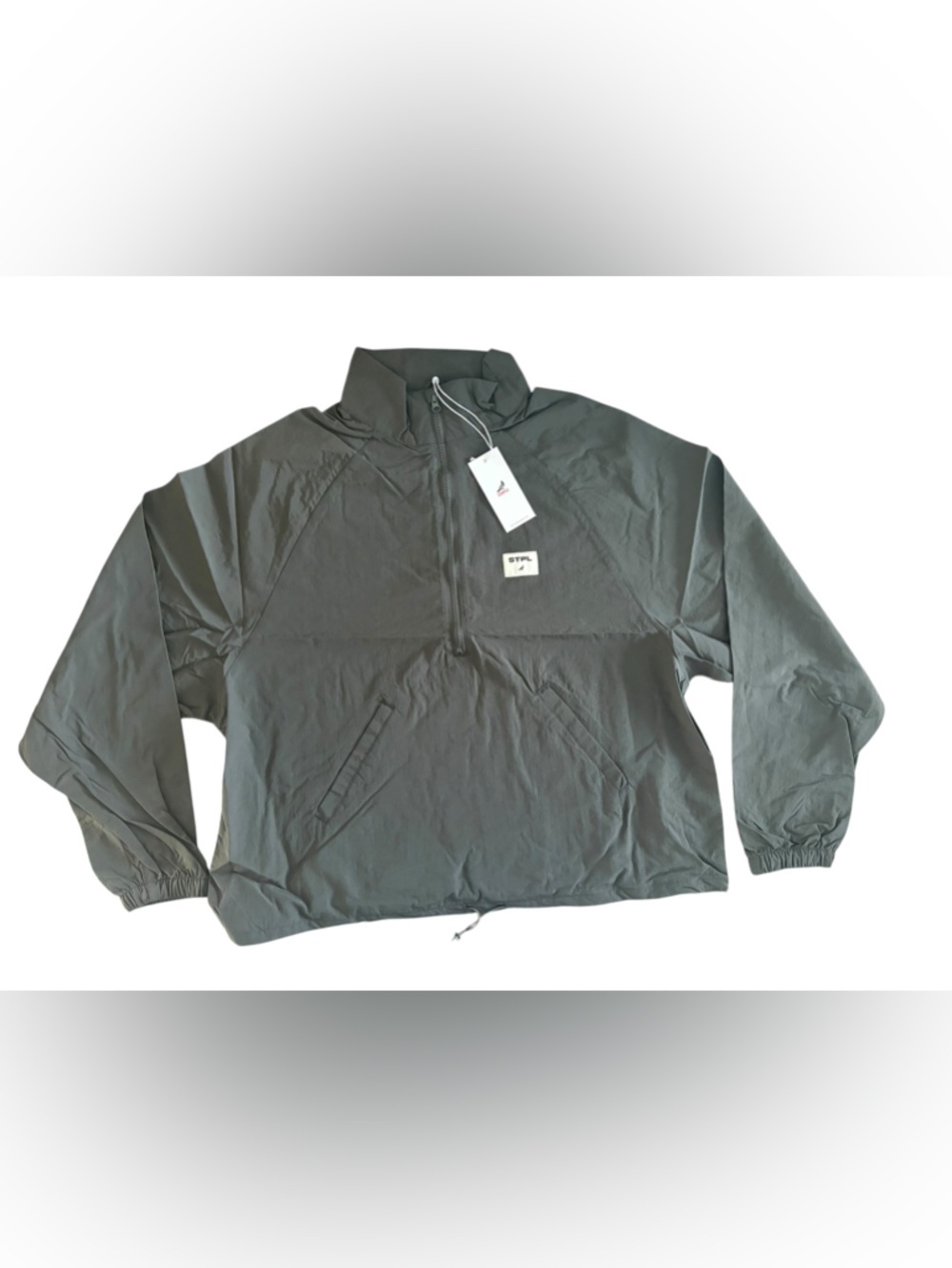 Staple Men's Black Half-Zip Windbreaker Pullover